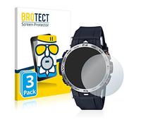 BROTECT Lámina Cristales para Casio Pro Trek PRW-30-1AER | 3 Unidades Mate Protección Pantalla Made in Germany Smartwatches y relojes de pulsera Anti-Reflejos Dureza 9H Anti-Arañazos