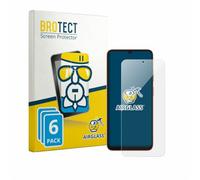 BROTECT Lámina Cristales para Doogee Note 57 Lite | 6 Unidades Transparente Protección Pantalla Made in Germany Dureza 9H Anti-Arañazos Protector Cristal