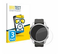 BROTECT Lámina Cristales para Garmin Fenix 7S Pro Solar | (42 mm) 3 Unidades Transparente Protección Pantalla Made in Germany Dureza 9H Anti-Arañazos Protector Cristal