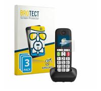 BROTECT Lámina Cristales para Gigaset DL780 Plus | 3 Unidades Transparente Protección Pantalla Made in Germany Dureza 9H Anti-Arañazos Protector Cristal
