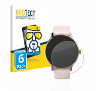 BROTECT Lámina Cristales para Hama Fit Watch 4910 | 6 Unidades Transparente Protección Pantalla Made in Germany Dureza 9H Anti-Arañazos Protector Cristal