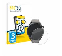 BROTECT Lámina Cristales para Hama Smartwatch 9000 | 3 Unidades Transparente Protección Pantalla Made in Germany Dureza 9H Anti-Arañazos Protector Cristal