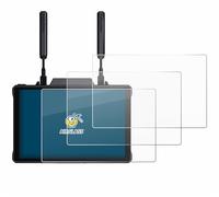 BROTECT Lámina Cristales para Hollyland Pyro 7 | 3 Unidades Transparente Protección Pantalla Made in Germany Dureza 9H Anti-Arañazos Protector Cristal