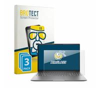 BROTECT Lámina Cristales para HP Zbook X G2i 16" | 3 Unidades Transparente Protección Pantalla Made in Germany Dureza 9H Anti-Arañazos Protector Cristal