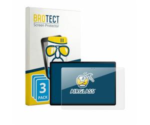 BROTECT Lámina Cristales para Nubia Pad 3D 12.4" | 3 Unidades Transparente Protección Pantalla Made in Germany Dureza 9H Anti-Arañazos Protector Cristal