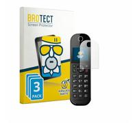 BROTECT Lámina Cristales para Panasonic KX-TGC420 | 3 Unidades Mate Protección Pantalla Made in Germany Teléfonos y dispositivos de línea fija Anti-Reflejos Dureza 9H
