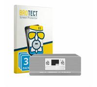 BROTECT Lámina Cristales para TechniSat Digitradio 372 CD | 3 Unidades Mate Protección Pantalla Made in Germany Radio Anti-Reflejos Dureza 9H Anti-Arañazos