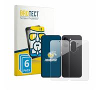 BROTECT Lámina Cristales para Xiaomi Poco X8 Pro Max | (Frontal+Trasero) 6 Unidades Transparente Protección Pantalla Made in Germany Dureza 9H Anti-Arañazos Protector Cristal