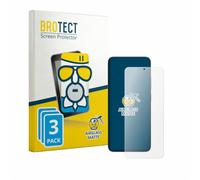 BROTECT Lámina Cristales para ZTE Blade V80 Max | 3 Unidades Mate Protección Pantalla Made in Germany Móviles Anti-Reflejos Dureza 9H Anti-Arañazos