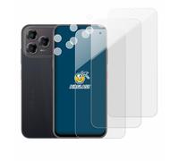 BROTECT Lámina Cristales para ZTE Blade V80 Pro | (Frontal+Cámara) 3 Unidades Transparente Protección Pantalla Made in Germany Dureza 9H Anti-Arañazos Protector Cristal