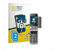 BROTECT Láminas de Privacidad para bea-fon SL645 | 2 Unidades Anti-Spy Protección Pantalla Made in Germany Anti-Espía Privacy Película Protección