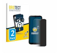 BROTECT Láminas de Privacidad para Doogee Blade 10 Ultra | 2 Unidades Anti-Spy Protección Pantalla Made in Germany Anti-Espía Privacy Película Protección