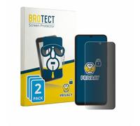 BROTECT Láminas de Privacidad para Doogee Note 57 Lite | 2 Unidades Anti-Spy Protección Pantalla Made in Germany Anti-Espía Privacy Película Protección