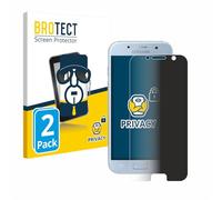 BROTECT Láminas de Privacidad para Samsung Galaxy A5 2017 | 2 Unidades Anti-Spy Protección Pantalla Made in Germany Anti-Espía Privacy Película Protección