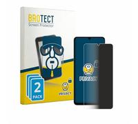 BROTECT Láminas de Privacidad para ZTE Blade A76 | 2 Unidades Anti-Spy Protección Pantalla Made in Germany Anti-Espía Privacy Película Protección