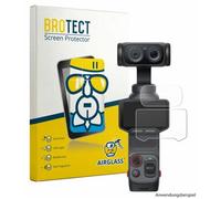 BROTECT Protector Pantalla Cristal para Insta360 Luna Ultra (Pantalla + Lente) Protector Vidrio - [Dureza 9H, Anti-Arañazos]
