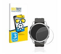 BROTECT Protector Cristal Templado para Garmin Fenix 7S Pro Solar (42 mm) Protección Pantalla (3 Unidades) Dureza 9H