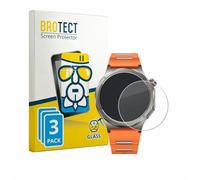 BROTECT Protector Cristal Templado para Oppo Watch X3 Protección Pantalla (3 Unidades) Dureza 9H