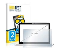 BROTECT Protector Pantalla Anti-Reflejos 10.1" para Portátiles con 25.7 cm (10,1 pulgadas) [223 mm x 126 mm, 16:9] (2 Unidades) Película Mate