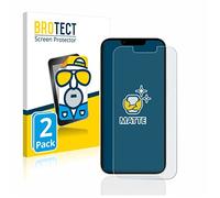 BROTECT Protector Pantalla Anti-Reflejos para Apple iPhone 13/13 Pro (2 Unidades) Película Mate Anti-Huellas