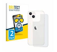 BROTECT Protector Pantalla Anti-Reflejos para Apple iPhone 13 (Trasero) (2 Unidades) Película Mate Anti-Huellas