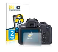 BROTECT Protector Pantalla Anti-Reflejos para Canon EOS 1300D (2 Unidades) Película Mate Anti-Huellas