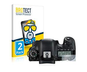 BROTECT Protector Pantalla Anti-Reflejos para Canon EOS 6D (pantalla de hombro) (2 Unidades) Película Mate Anti-Huellas