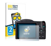 BROTECT Protector Pantalla Anti-Reflejos para Canon PowerShot SX430 IS (2 Unidades) Película Mate Anti-Huellas