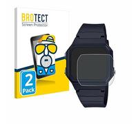 BROTECT Protector Pantalla Anti-Reflejos para Casio Unisex F-91W (2 Unidades) Película Mate Anti-Huellas