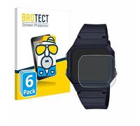 BROTECT Protector Pantalla Anti-Reflejos para Casio Unisex F-91W (6 Unidades) Película Mate Anti-Huellas