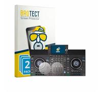 BROTECT Protector Pantalla Anti-Reflejos para Denon DJ SC LIVE 4 (Jog) (2 Unidades) Película Mate Anti-Huellas