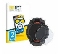 BROTECT Protector Pantalla Anti-Reflejos para Garmin Instinct 3 Solar (45 mm) (2 Unidades) Película Mate Anti-Huellas