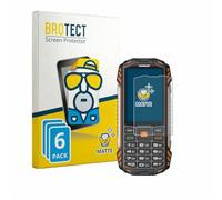 BROTECT Protector Pantalla Anti-Reflejos para Hammer H Power Plus LTE (6 Unidades) Película Mate Anti-Huellas