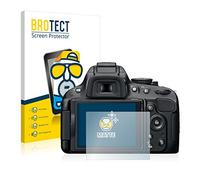 BROTECT Protector Pantalla Anti-Reflejos para Nikon D5100 (2 Unidades) Película Mate Anti-Huellas
