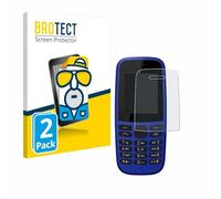 BROTECT Protector Pantalla Anti-Reflejos para Nokia 105 DS 2019 (2 Unidades) Película Mate Anti-Huellas