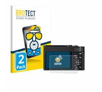 BROTECT Protector Pantalla Anti-Reflejos para Panasonic Lumix DC-TZ99 (2 Unidades) Película Mate Anti-Huellas