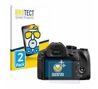 BROTECT Protector Pantalla Anti-Reflejos para Panasonic Lumix DMC-FZ300 (2 Unidades) Película Mate Anti-Huellas