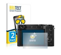 BROTECT Protector Pantalla Anti-Reflejos para Panasonic Lumix DMC-TZ101 (2 Unidades) Película Mate Anti-Huellas