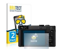 BROTECT Protector Pantalla Anti-Reflejos para Panasonic Lumix DMC-TZ80 (2 Unidades) Película Mate Anti-Huellas