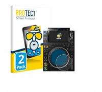 BROTECT Protector Pantalla Anti-Reflejos para Pioneer CDJ 3000 (Círculo) (2 Unidades) Película Mate Anti-Huellas