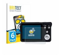 BROTECT Protector Pantalla Anti-Reflejos para Rollei Compactline 880 (6 Unidades) Película Mate Anti-Huellas