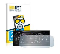 BROTECT Protector Pantalla Anti-Reflejos para Seat Ateca Facelift 10.25" Pantalla del velocímetro (2 Unidades) Película Mate Anti-Huellas