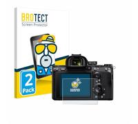BROTECT Protector Pantalla Anti-Reflejos para Sony Alpha 7 III / 7R II / 7S II (2 Unidades) Película Mate Anti-Huellas