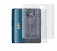 BROTECT Protector Pantalla Completa Mate para Nothing Phone (2) (Frontal+Trasero) (2 Unidades) 3D Curvo Película Protectora