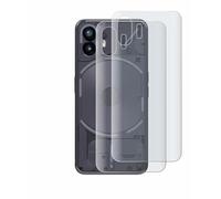 BROTECT Protector Pantalla Completa Mate para Nothing Phone (2) (Trasero) (2 Unidades) 3D Curvo Película Protectora