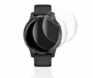 BROTECT Protector Pantalla Completa para Garmin vivoactive 4s (40 mm) 2 Unidades - 3D Curvo