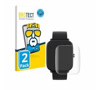 BROTECT Protector Pantalla Completa para Huami Amazfit Bip U Pro (2 Unidades) 3D Curvo