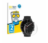 BROTECT Protector Pantalla Completa para Huami Amazfit GTR 2 (2 Unidades) 3D Curvo