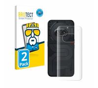 BROTECT Protector Pantalla Completa para Nothing Phone (2a) (Trasero) (2 Unidades) 3D Curvo