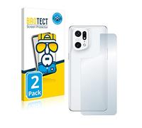 BROTECT Protector Pantalla Completa para Oppo Find X5 Pro (Trasero) (2 Unidades) 3D Curvo